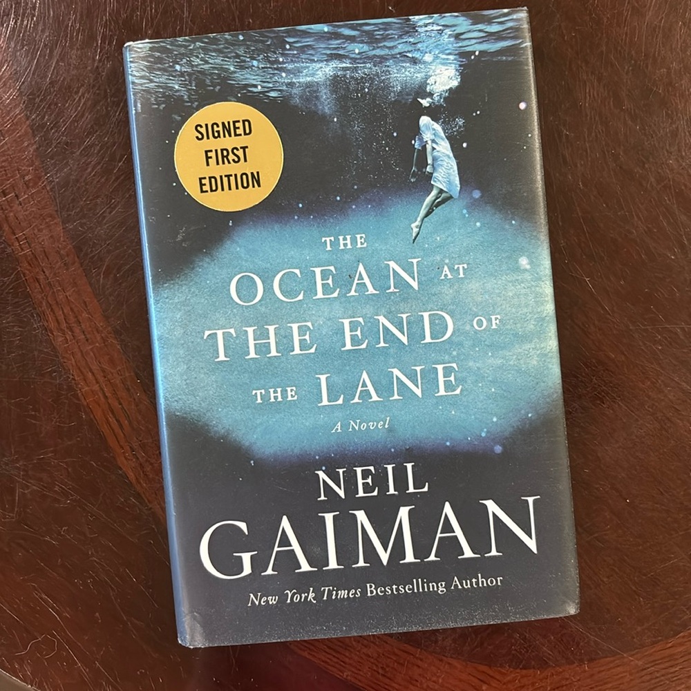 Signed First Edition!! The Ocean at the End of the Lane by Neil Gaiman